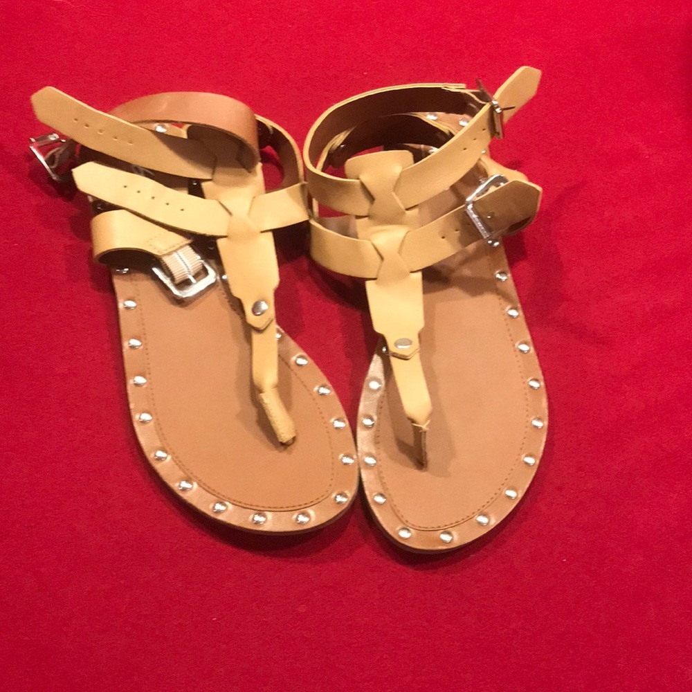 Tan sandals